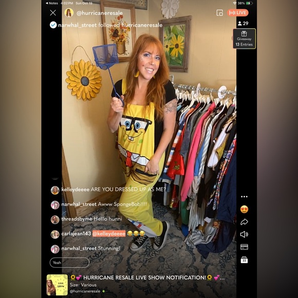 🌻💕 HURRICANE RESALE LIVE ON THE CLOTHES CAROU-SELL 12pm pst 1 hour!🌻 💕 - Picture 10 of 13